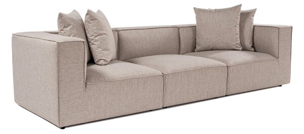 Hanah Home Třímístná pohovka Sora 325 cm pískově béžová