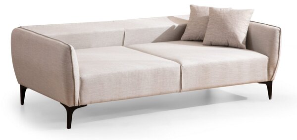 Hanah Home Třímístná rozkládací pohovka Belissimo 220 cm bílá
