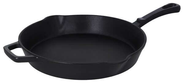 Silvercrest® Litinová pánev Premium, Ø 30 cm (černá) (100409471001)