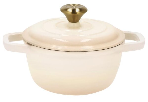 Silvercrest® Litinový hrnec Premium, Ø 16 cm (béžová) (100409320005)