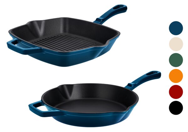 Silvercrest® Litinová grilovací pánev Premium, Ø 25 cm (100409824)