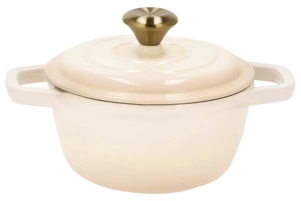 Silvercrest® Litinový hrnec Premium, Ø 16 cm (béžová) (100409320005)