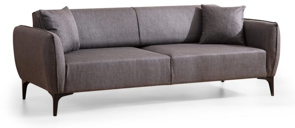 Hanah Home Třímístná rozkládací pohovka Belissimo 220 cm tmavě šedá