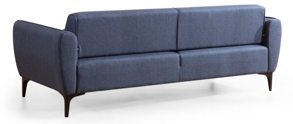 Hanah Home Třímístná rozkládací pohovka Belissimo 220 cm modrá