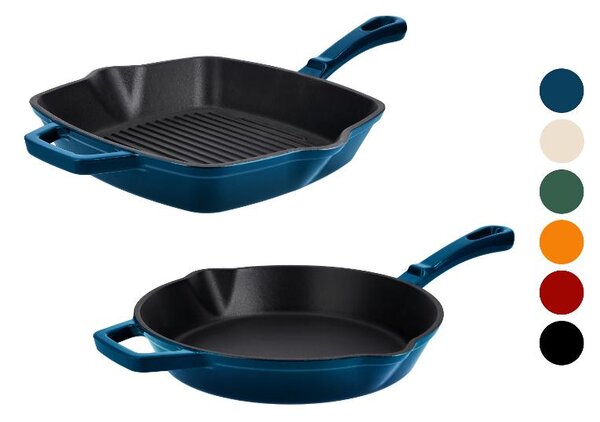 Silvercrest® Litinová grilovací pánev Premium, Ø 25 cm (100409824)