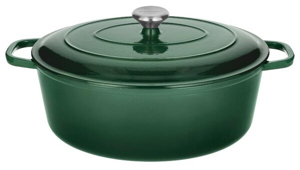 Silvercrest® Litinový hrnec Premium, Ø 35 cm (zelená) (100409304002)