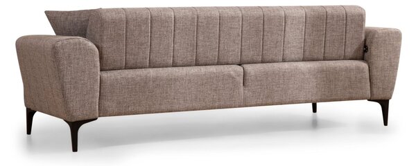 Hanah Home Třímístná rozkládací pohovka Hamlet 230 cm světle hnědá