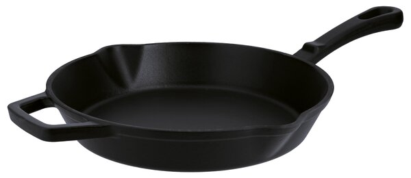 Silvercrest® Litinová grilovací pánev Premium, Ø 25 cm (kulatá, černá) (100409824007)