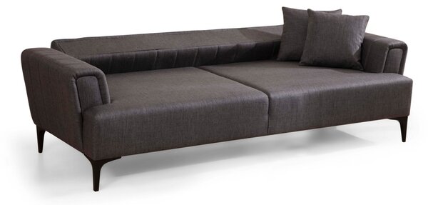 Hanah Home Třímístná rozkládací pohovka Hamlet 230 cm tmavě šedá