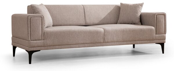 Hanah Home Třímístná rozkládací pohovka Horizon 230 cm světle hnědá