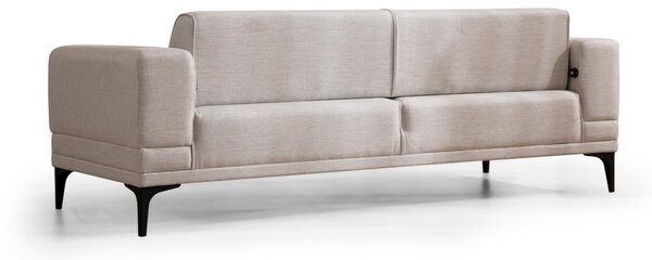 Hanah Home Třímístná rozkládací pohovka Horizon 230 cm ecru