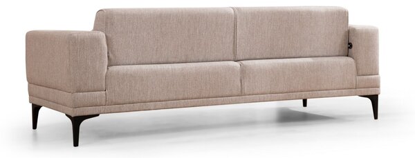Hanah Home Třímístná rozkládací pohovka Horizon 230 cm světle hnědá