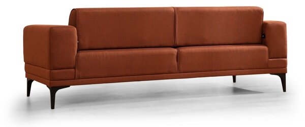 Hanah Home Třímístná rozkládací pohovka Horizon 230 cm cihlově oranžová