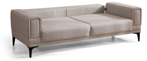 Hanah Home Třímístná rozkládací pohovka Horizon 230 cm ecru