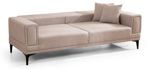 Hanah Home Třímístná rozkládací pohovka Horizon 230 cm světle hnědá