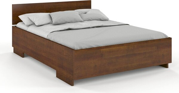 Prodloužená postel Bergman - borovice , Borovice přírodní, 200x220 cm