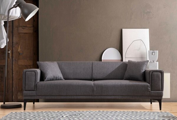 Hanah Home Třímístná rozkládací pohovka Horizon 230 cm tmavě šedá