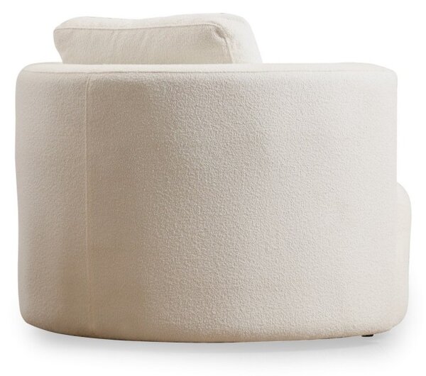 Hanah Home Designové křeslo Asos bouclé krémové