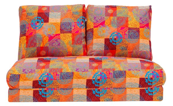 Hanah Home Dvoumístná futonová rozkládací pohovka Taida 120 cm vícebarevná