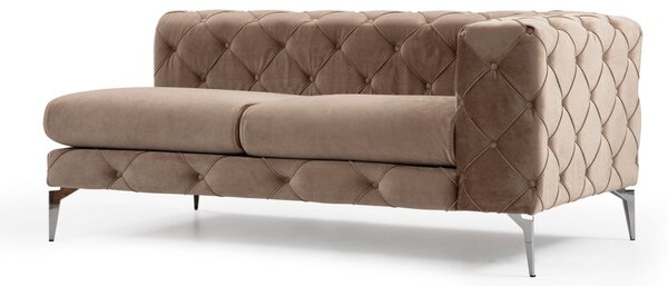 Hanah Home Čtyřmístná pohovka Como 344 cm tmavě krémová