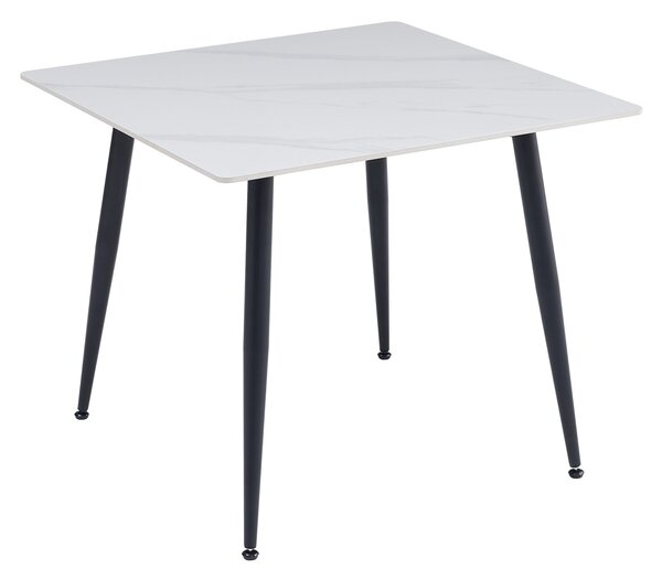 Jídelní stůl ADRIA 70x70 bílý mramor
