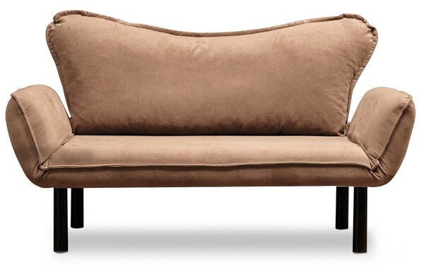 Hanah Home Dvoumístná pohovka Chatto 150 cm světle hnědá