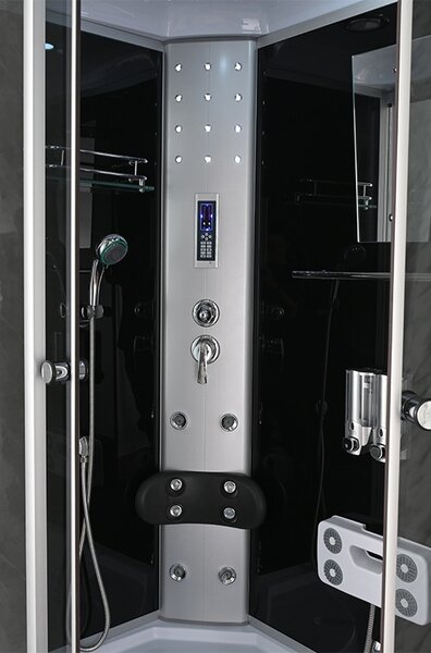 BPS-koupelny Hydromasážní box HYD-A03 120 L, 120x80 levý bez sauny