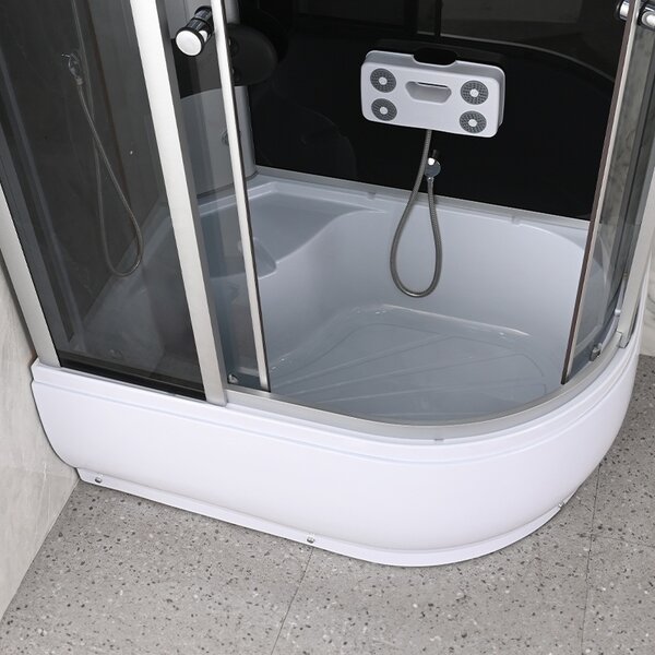BPS-koupelny Hydromasážní box HYD-A03 120 L, 120x80 levý bez sauny