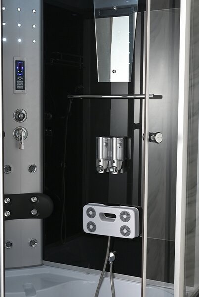 BPS-koupelny Hydromasážní box HYD-A03 120 L, 120x80 levý bez sauny
