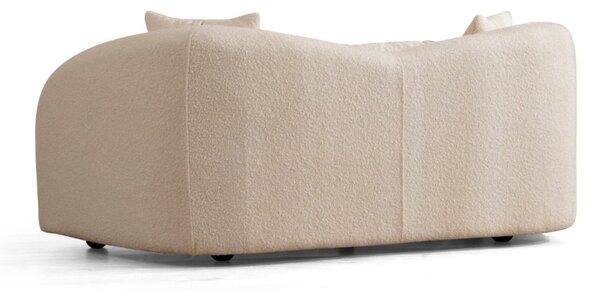 Hanah Home Dvoumístná pohovka Venedik 190 cm boucle krémová