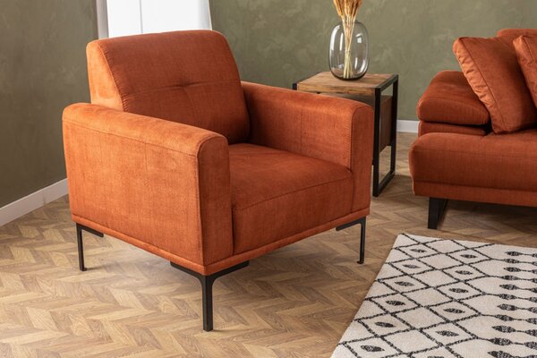 Hanah Home Křeslo Mustang oranžové