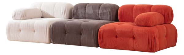 Hanah Home Modulová pohovka Doblo I 315 cm bílá/šedá/červená