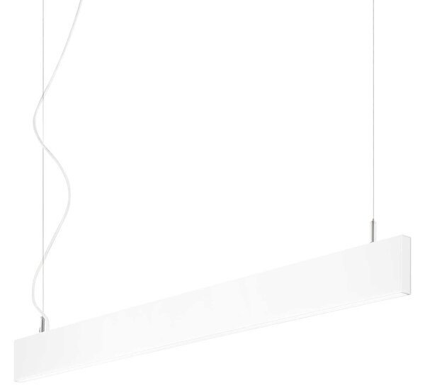 LED Závěsné lineární svítidlo Ideal Lux Linus sp, P20 3000K 120cm Barva: Bílá