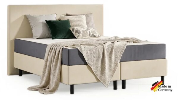Kontinentální postel Emma Classic boxspring ONE 200x180 krémová