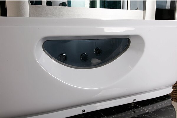BPS-koupelny Hydromasážní box HYD-O99B 165x85, bez sauny v kombinaci s hydromasážní vanou