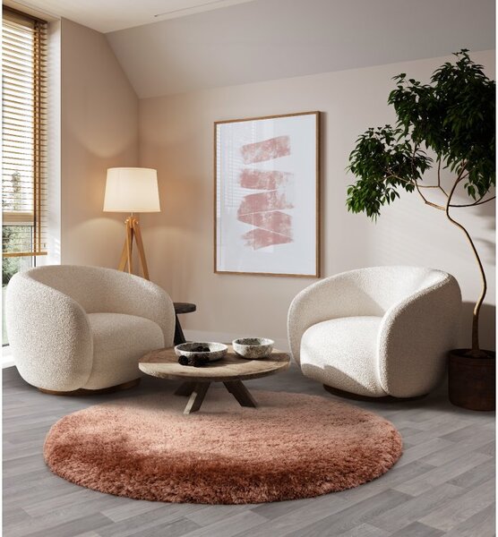 Tribeca Design Kusový kruhový koberec Cookie Blush Rozměry: 150x150 cm