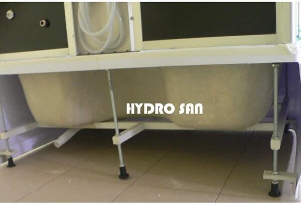 BPS-koupelny Hydromasážní box HYD-O77B 120x85 SA Černý, se saunou