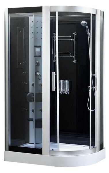 BPS-koupelny Hydromasážní box HYD-Michele 120 P, 120x85 pravý bez sauny