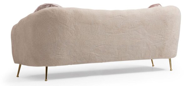 Hanah Home Třímístná pohovka Istiridye I 215 cm béžová