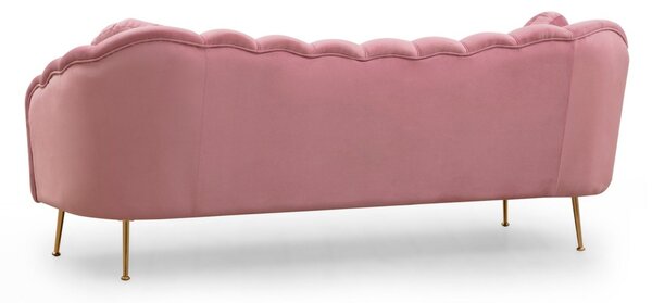 Hanah Home Třímístná pohovka Istiridye II 215 cm růžová