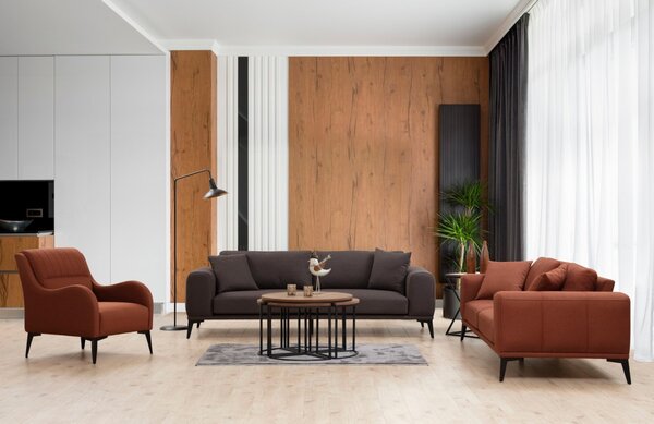 Hanah Home Křeslo Kenzo červené