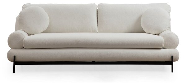 Hanah Home Třímístná pohovka Livorno 230 cm bílá