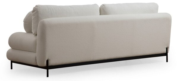 Hanah Home Třímístná pohovka Livorno 230 cm bílá