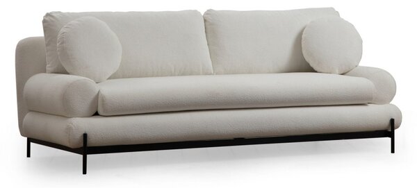 Hanah Home Třímístná pohovka Livorno 230 cm bílá
