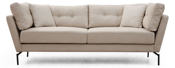 Hanah Home Třímístná pohovka Mapa 214 cm krémová