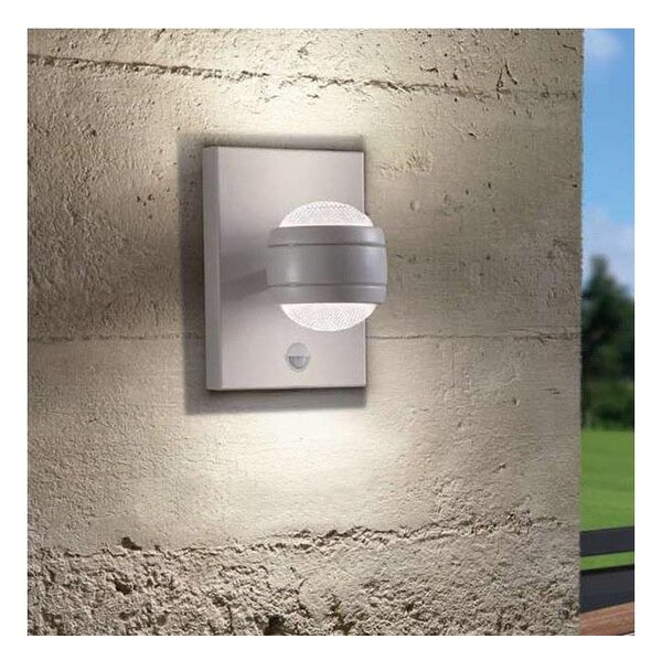 Eglo 96019 - LED Venkovní nástěnné svítidlo s čidlem SESIMBA 1 2xLED/3,7W IP44