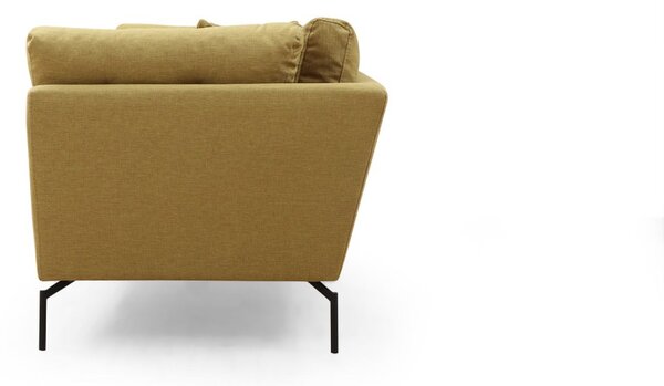 Hanah Home Třímístná pohovka Mapa 214 cm žluto-zelená