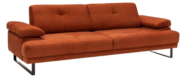 Hanah Home Třímístná pohovka Mustang 239 cm oranžová