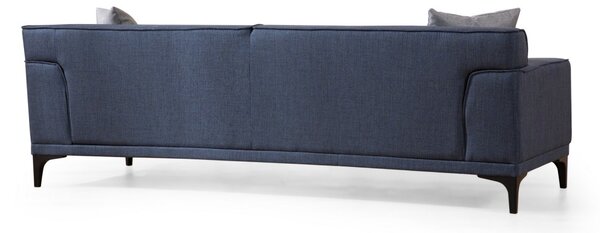 Hanah Home Třímístná pohovka Petra 212 cm modrá