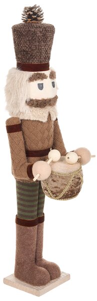 Sada 2 sošek KOLARI 68/91 cm Louskáček Hnědá